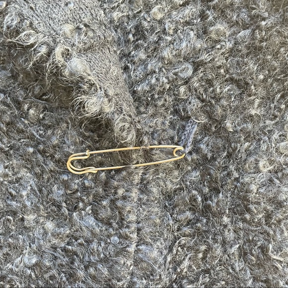 NWT Sleeping On Snow x Anthropologie Black Tavan Mohair Blend Fuzzy Vest - Picture 11 of 14